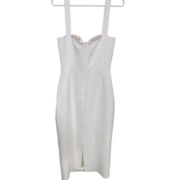 NEW- NWT! Gigii's Tessa Crep Dress - White as XS - Picture 8 of 12